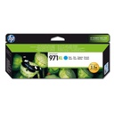 Cartus cerneala HP Officejet Pro X451DW, X476dw, X551DW, X576dw, CN626AE NR.971XL, Cyan Original