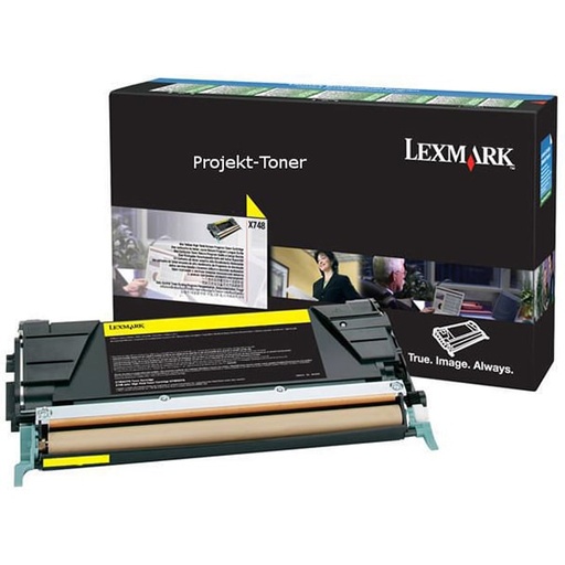 [X748H3YG] Cartus toner Lexmark X 748DE, X748DTE, 10k Yellow Original