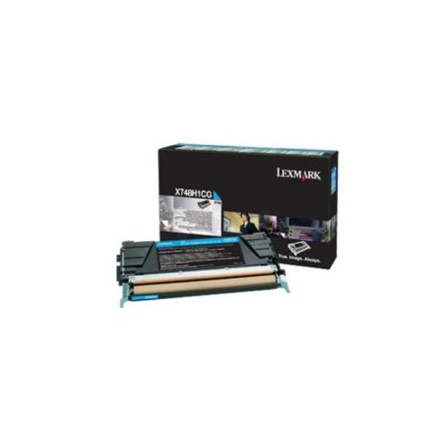 [X748H3CG] Cartus toner Lexmark X 748DE, X748DTE, 10k Cyan Original