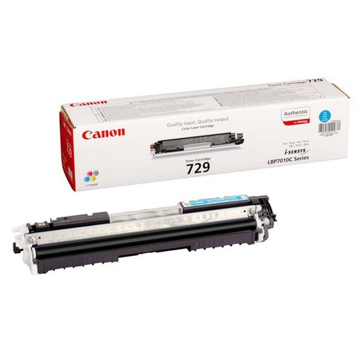 [CRG-729C] Cartus toner Canon LBP 7018C, LBP 7010, LBP 7010C, LBP 7810, LBP 7810C, 4369B002AA Cyan Original