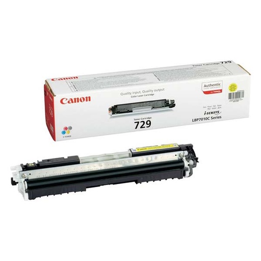 [CRG-729Y] Cartus toner Canon LBP 7018C, LBP 7010, LBP 7010C, LBP 7810, LBP 7810C, 4367B002AA Yellow Original