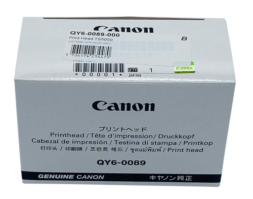 [QY6-0089] Print Head Canon PIXMA TS5080, TS6020, TS6050, TS6051, TS6052, TS6080, TS5050, TS5051, TS5053, TS5055, TS5070 QY6-0089-010000 Original