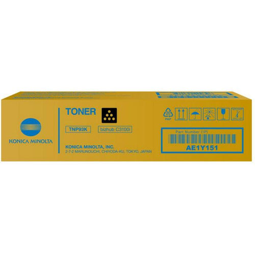 [AE1Y151] Cartus toner Minolta Bizhub C 3100i, TNP93K, AE1Y151, 6k Black Original