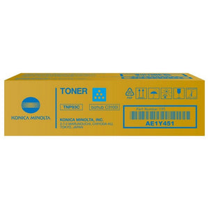 [AE1Y451] Cartus toner Minolta Bizhub C 3100i, TNP93C, AE1Y451, 4k Cyan Original