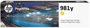 Cartus cerneala HP PageWide Color Flow MFP E58650Z, E58650DN, 556DN, 556XH, 586DN, 586F, 586Z, NR.981Y , L0R15A, 16k Yellow Original