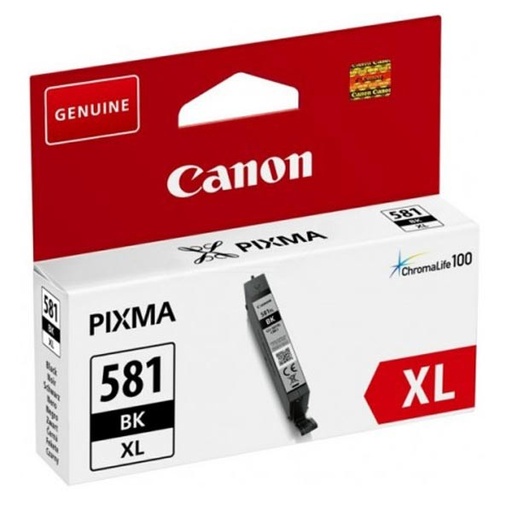 [CLI-581XLBK] Cartus cerneala Canon Pixma TR7550, TR8550, TS6150, TS6151, TS6250, TS6251, TS6350, TS6351, TS705, TS8150, TS8151, TS8152, TS8250, TS8251, TS8252, TS8350, TS8351, TS8352, TS9150, TS9155, TS9550, TS9551C, 2052C001AA Black Original