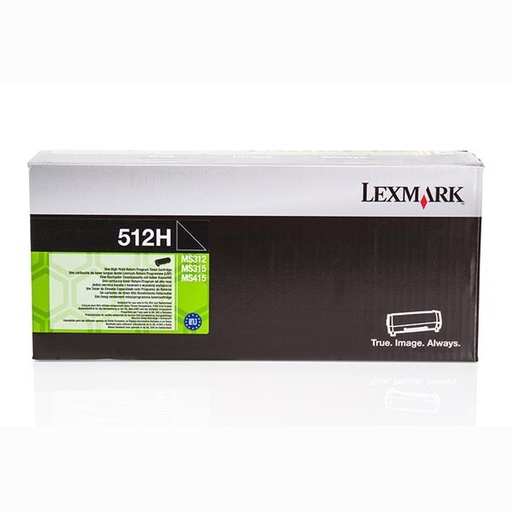 [51F2H00] Cartus toner Lexmark MS 312dn, MS 415dn, NR.512H, 5k Black Original