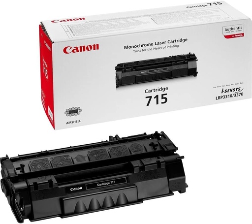 [1975B002AA] Cartus Toner Canon LBP 3310, LBP 3370 CRG-715, 3k Black Original