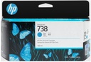 Cartus cerneala HP HP DesignJet T850, 498N5A, nr 738, 130 ml Cyan Original