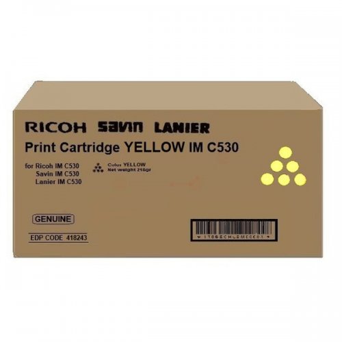 [418243] Cartus toner Ricoh IM C530FB, 18K Yellow Original