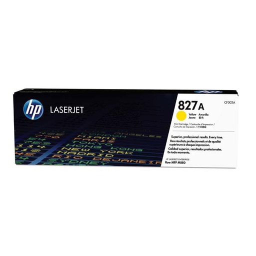 [CF302A] Cartus toner HP Color LaserJet MFP Mngd M880ZM, M880ZM+, M880Z, M880Z+, NR.827A 32K Yellow Original