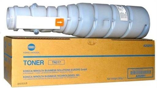 [A202051P] Cartus toner Minolta bizhub 223, bizhub 283, bizhub 283, TN217, Black, Promo Original