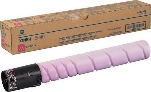 [A11G351P] Cartus toner Minolta Bizhub C 220, Bizhub C 280, Bizhub C 280 TN216 TN216M A11G351 1 spiral bottle, yield approx. 26k / 5% Magenta Promo Original