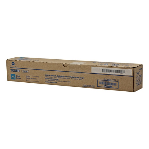 [AAV8450P] Cartus toner Minolta bizhub C250i, bizhub C360i, bizhub C300i, C251i, C301i, C361i, TN328C, TN-328C, AAV8450, 1 spiral bottle, Cyan, Promo, Original