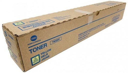 [AAV8250P] Cartus toner Minolta bizhub C250i, bizhub C360i, bizhub C300i, C251i, C301i, C361i, TN328Y, TN-328YA, AV8250, 1 spiral bottle, Yellow, Promo, Original