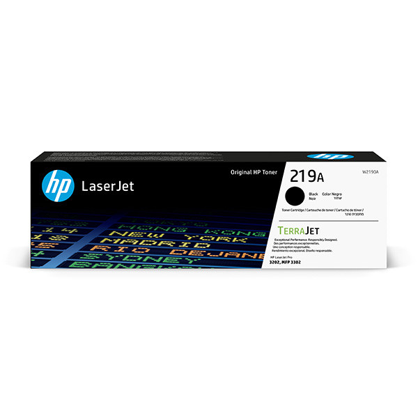 Cartus toner HP Color LaserJet Pro MFP 3302fdn,  Color LaserJet Pro MFP 3302dn,  HP 219A 1.3k Black Original