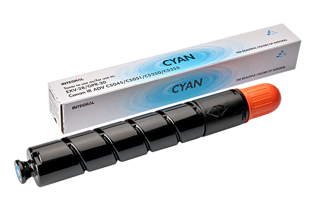 Cartus toner Canon IR C5045, C5051, C5250, C5255, C-EXV28, 38k Cyan Compatibil Integral