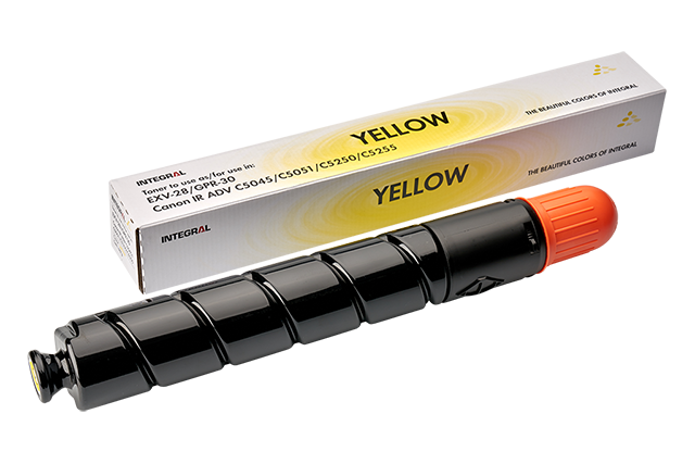 Cartus toner Canon IR C5045, C5051, C5250, C5255, C-EXV28, 38k Yellow Compatibil Integral
