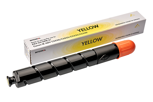 Cartus toner Canon  iR ADV C 5030,C 5035, C5235, C5240, C-EXV29, 27k Yellow Compatibil Integral