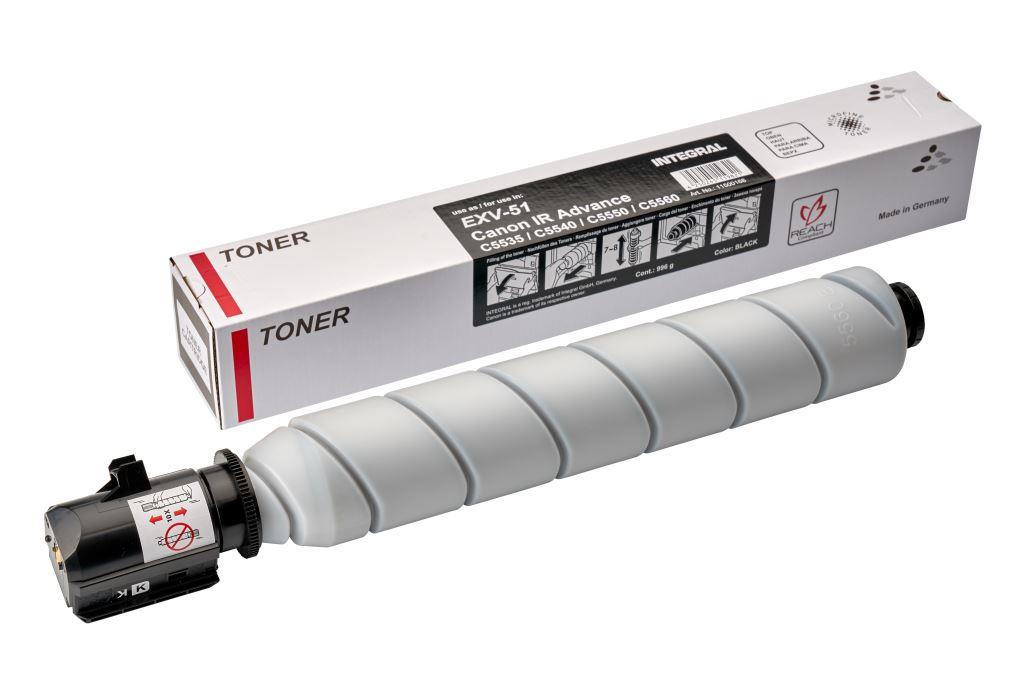 Cartus toner Canon IR Advance  C5535, 5535i, 5540i, 5550i, 5560i, 69k C-EXV51 Black Compatibil Integral