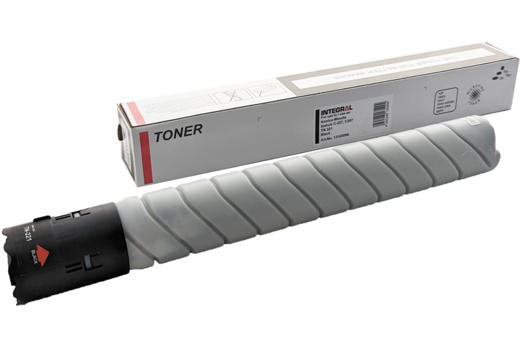 Cartus Toner Konica Minolta Bizhub C227, C287 , TN-221K, TN221K, 24k Black Compatibil Integral