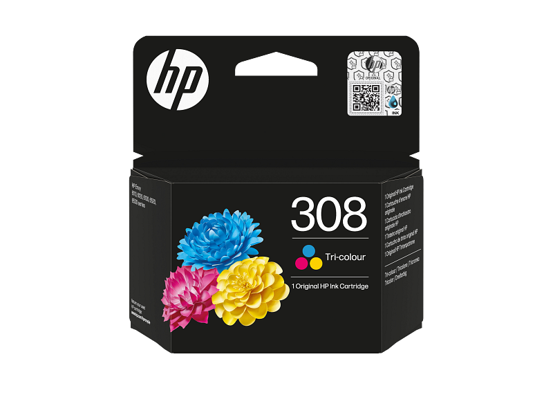 Cartus cerneala Tri color HP Envy 6110e, 6120e, 6122e, 6130e, 6132e, 6520e, 6530e, 6532e, 6558e, Envy 6165e Nr.308  Original