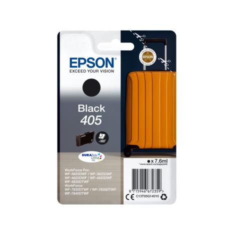 Cartus cerneala Epson WorkForce Pro WF-4830DTWF, WF-3820DWF,  WF-4820DWF, 405 Black Original