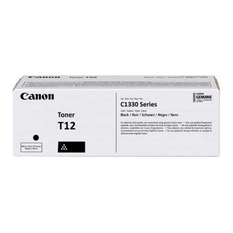 Cartus toner Canon imageFORCE C1333, Color imageCLASS X LBP1333C, i-SENSYS X C1333i, imageCLASS X C1333iF , T12BK, 7.4 k Black Original