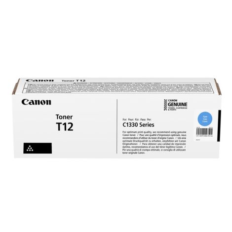 Cartus toner Canon imageFORCE C1333, Color imageCLASS X LBP1333C, i-SENSYS X C1333i, imageCLASS X C1333iF, T12C, 5.3k Cyan Original