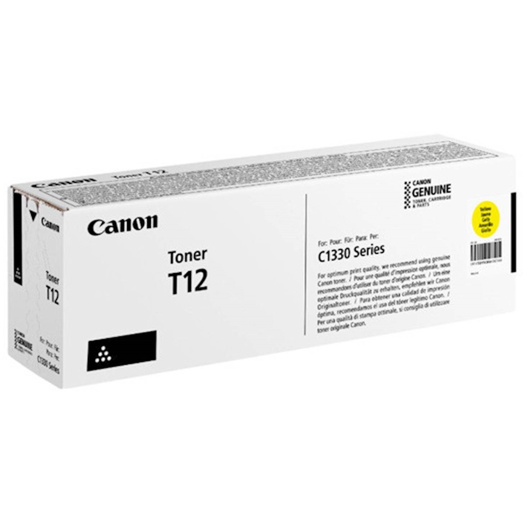 Cartus toner Canon imageFORCE C1333, Color imageCLASS X LBP1333C, i-SENSYS X C1333i, imageCLASS X C1333iF, T12Y, 5.3k Yellow Original