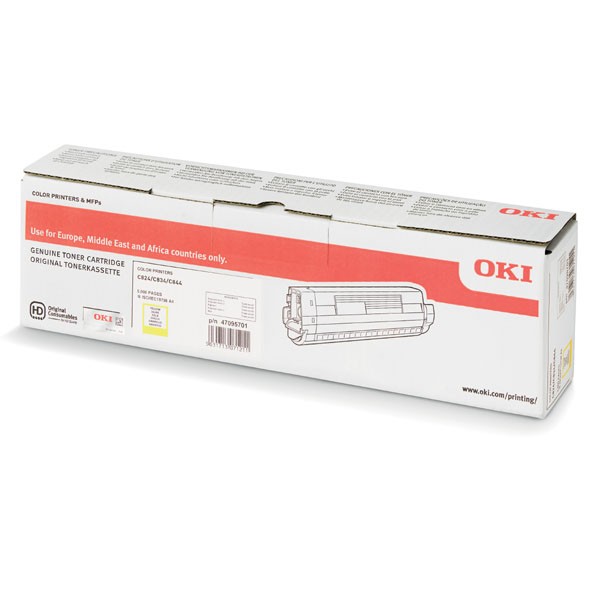 Cartus toner OKI C834, C844, 5k Yellow Original 