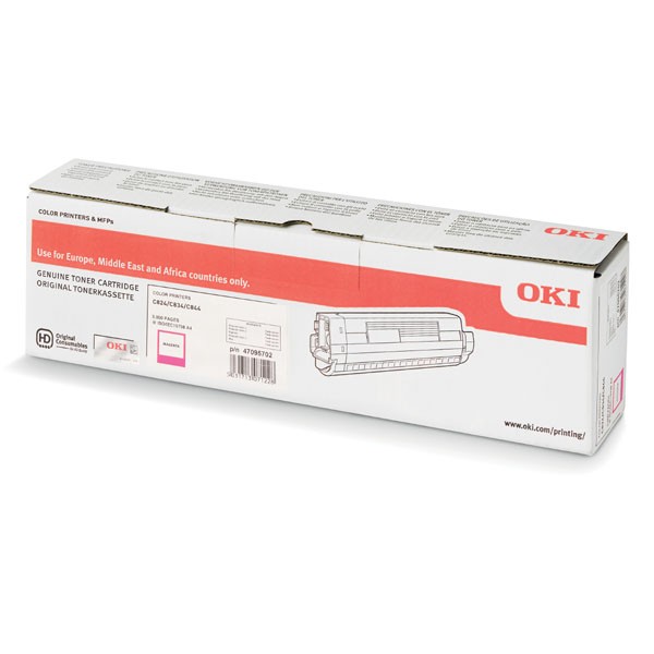 Cartus toner OKI C834, C844, 5k Magenta Original