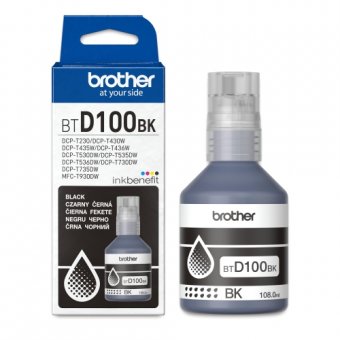 Cerneala Brother  BTD100BK DCP T430W, T530DW, T730DW, T930DW; 7.500pag Black Original
