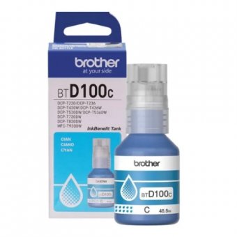 Cerneala Brother  BTD100C DCP T430W, T530DW, T730DW, T930DW; 5000pag Cyan Original