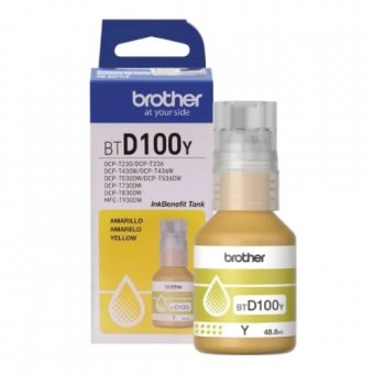 Cerneala Brother  BTD100Y DCP T430W, T530DW, T730DW, T930DW; 5000pag Yellow Original