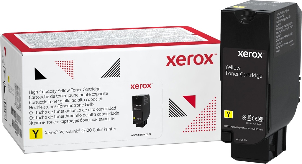 Cartus toner Xerox VERSALINK C620 , 12k Yellow Original