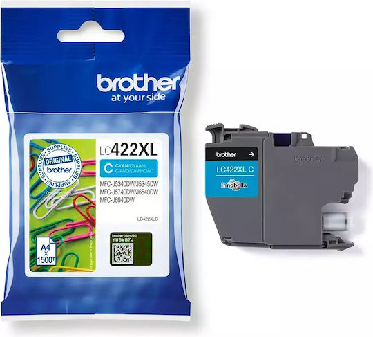 Cartus cerneala Brother MFC-J5340DW, MFC-J5345DW, MFC-J5740DW, MFC-J6540DW, MFC-J6940DW, 1.5K Cyan Original
