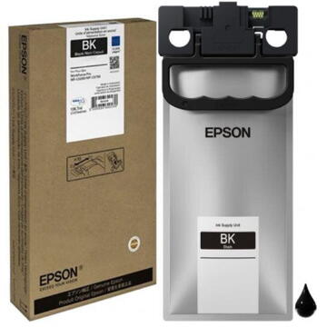 Cartus cerneala Epson WF-C5890DWF, WorkForce Pro WF-C5390DW, T11E1XXL 10k Black Original