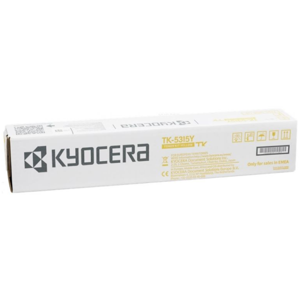 Cartus toner Kyocera Mita TASKALFA 408 CI, TASKALFA 508 CI, 1T02WHANL0, TK-5315Y Yellow Original