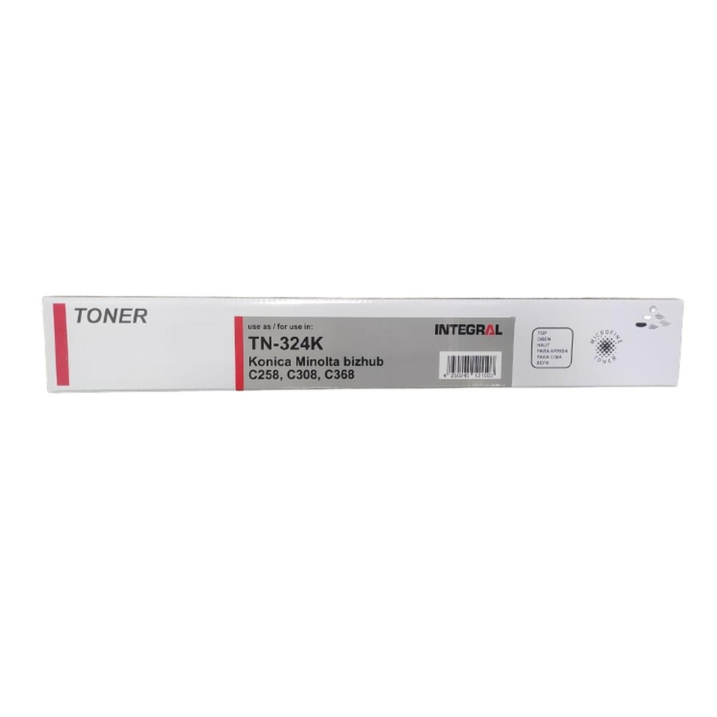 Cartus toner Minolta BIZHUB C258, C308, C368, C458, C454, C454e, C554, C554e, C558, C658, TN324K, TN512K, TN514K, 28k Black Compatibil Integral