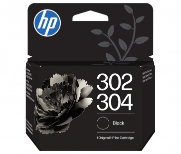Cartus cerneala HP DeskJet 1110, 2130, 2600, 3630, 3700 series, HP ENVY 4520, 5010, 5020, 5030, 5050 series, HP OfficeJet 3830, 4650, 5200 series 120 pagini, inlocuieste 302 BK (F6U66AE) si 304 BK (N9K06AE) Original