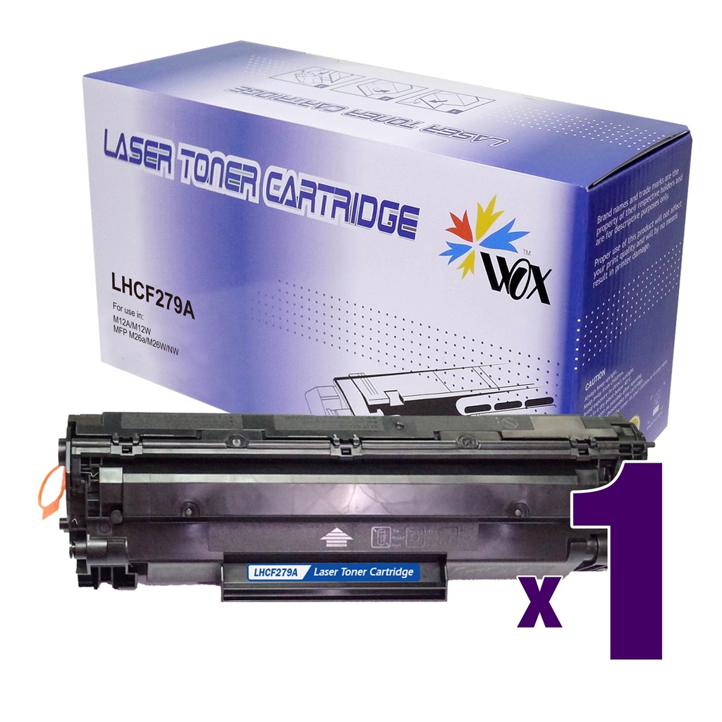 Cartus toner HP LJ Pro M12a, LJ Pro M12w, LJ Pro MFP M26a, LJ Pro MFP M26nw, CF279A, 1k, Black, Compatibil Rainbow