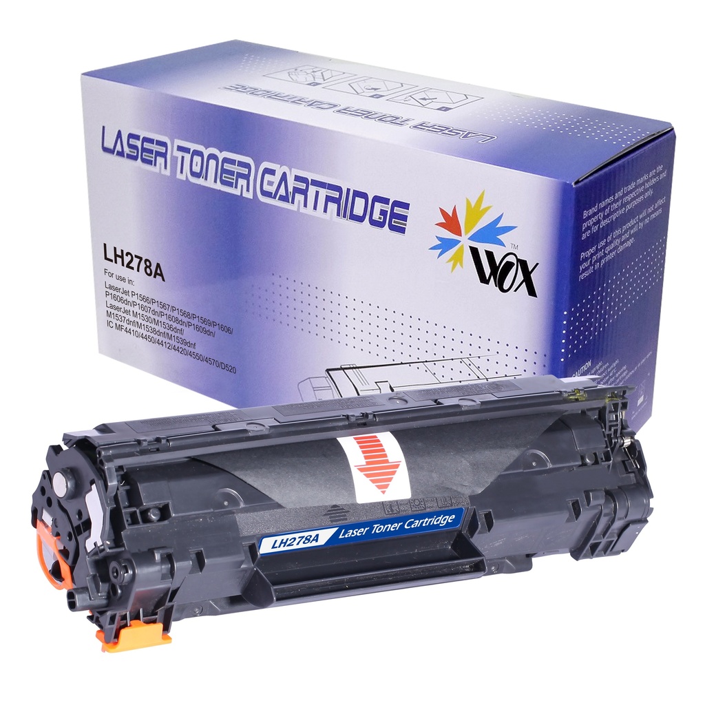 Cartus toner HP LJ P1606DN, LJ Pro M1322, LJ Pro M1530 MFP Series, LJ Pro M1536dnf, LJ Pro P1560, LJ Pro P1566, LJ Pro P1606, LJ Pro P1606dn, LBP 6200d, CE278A, Black, Compatibil Rainbow