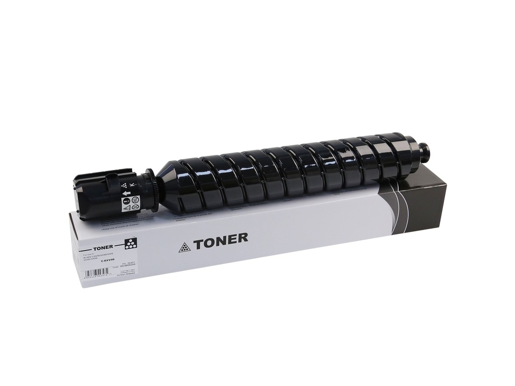 Cartus toner Canon IRA C3320, IRA C3320L, IRA C3320i, IRA C3325i, IRA C3330i, IRA C3520i, IRA C3525i, IRA C3530i, IRA C3520i II, IRA C3525i C-EXV49 8524B002AA C-EXV49BK CPP Black Toner Cartridge 36K 790g Compatibil CET
