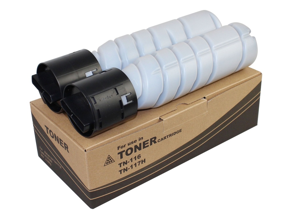 Cartus toner Minolta bizhub 164, bizhub 184, bizhub 7718, bizhub 195, bizhub 215, bizhub 235, bizhub 7719, bizhub 185, bizhub 185e, bizhub 7818, bizhub 7818e, TN116, TN117H, TN118, TN119, A1UC080, A1UC050, A3VW030,  Toner Cartridge 12K, 280g, Black Compatibil CET