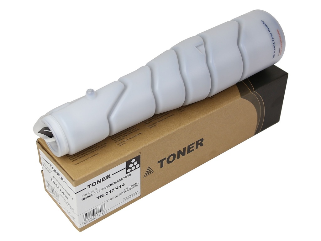 Cartus toner Minolta bizhub 223, bizhub 283, bizhub 363, bizhub 423, bizhub 7828, TN217, TN414, A202031, A202030 TN217/414, Toner Cartridge 25K, 512g, Black, Compatibil CET