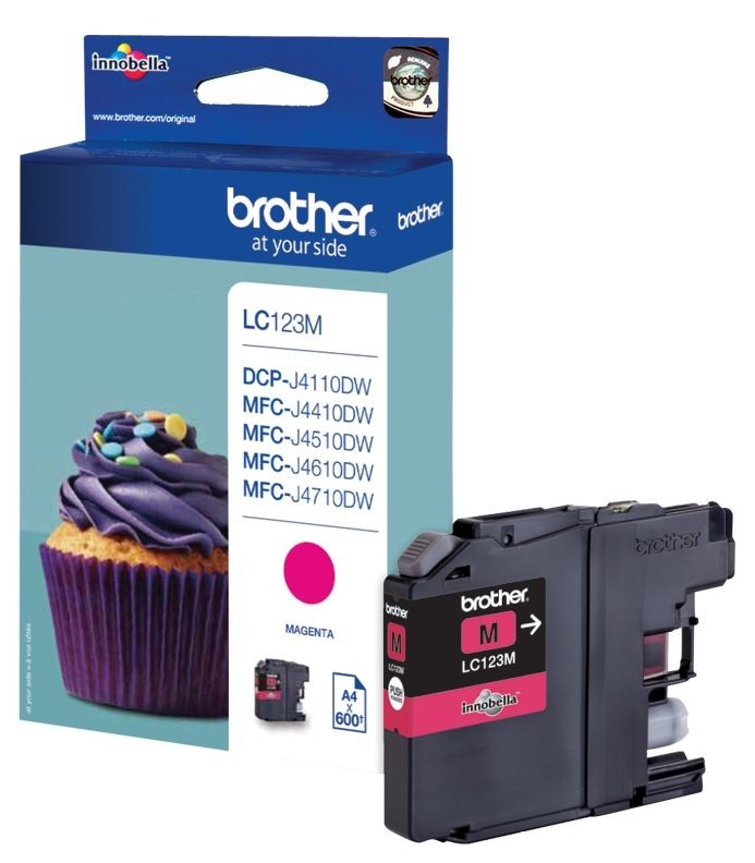 Cartus cerneala Brother MFC J4510DW LC123 LC123M Magenta Original