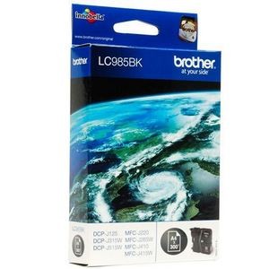 Cartus cerneala Brother DCP J125, DCP J315W, DCP J515W, DCP J525W, MFC J265W, MFC J410 LC985Bk Black Original
