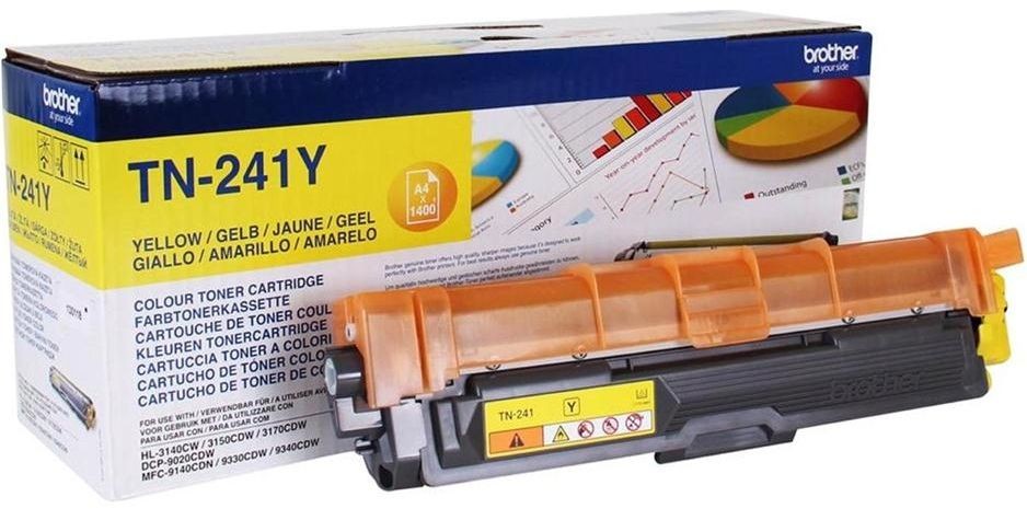 Cartus toner Brother HL 3140, MFC 9340 CDW, MFC 9140 CDN, HL 3150 CDW, HL 3140 CW, DCP 9020 CDW, MFC 9330 CDW, HL 3170, HL 3150, TN241Y Yellow Original