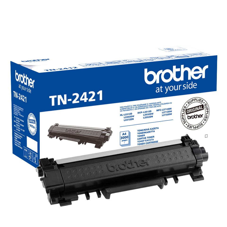 Cartus toner Brother DCP L 2512D TN2421, 3k, Black, Original